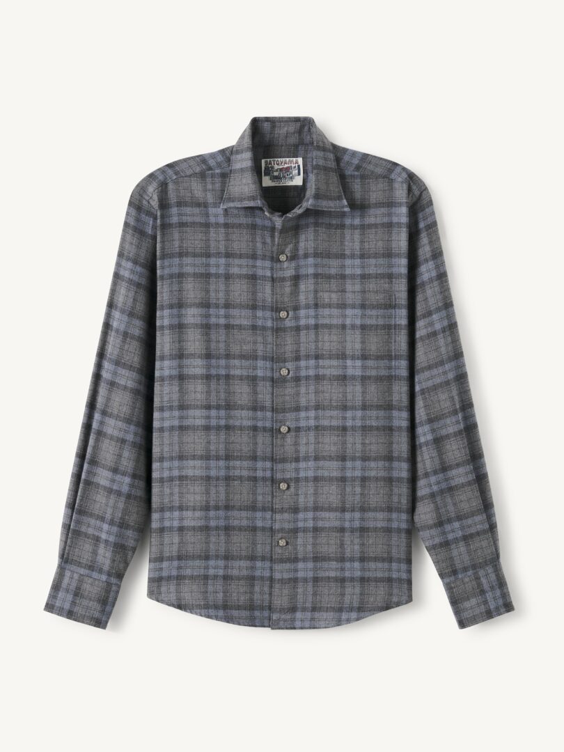 Men’s Satoyama Slate and Charcoal Plaid Thumb