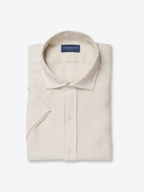 Shop Baird McNutt Beige Irish Linen