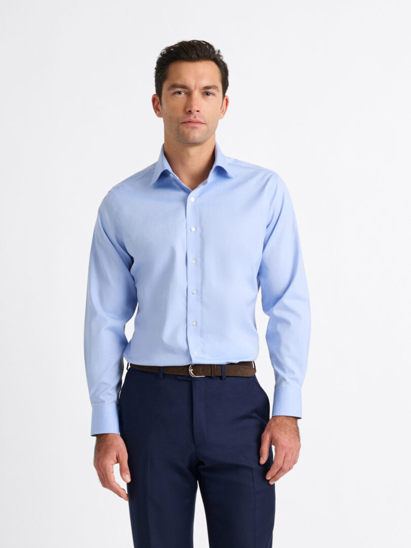 Weston Blue 80s Pinpoint Thumb Detail