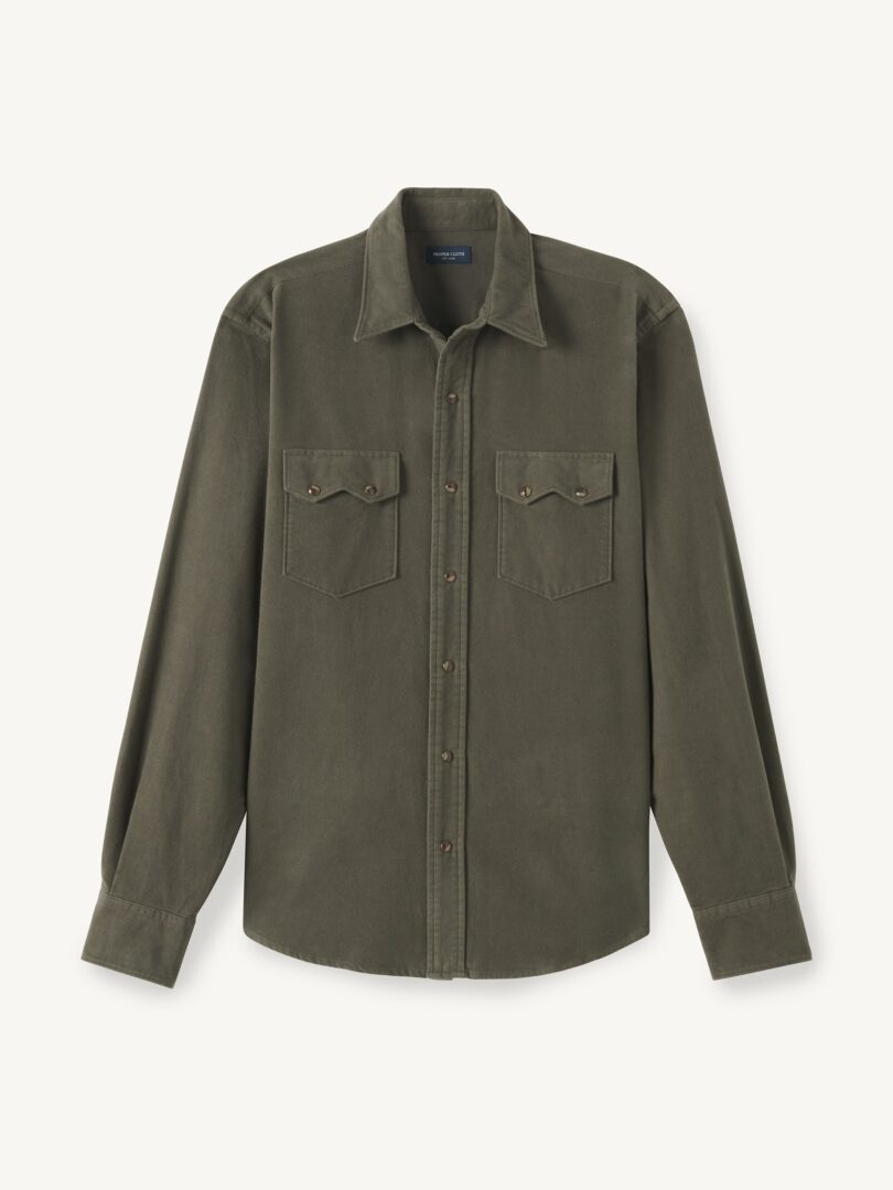 Men’s Italian Fatigue Cotton Stretch Chamois Sawtooth Thumb