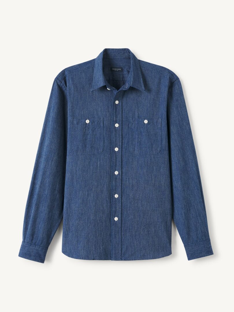 Men’s Japanese Heavyweight Indigo Jaspe Chambray Thumb