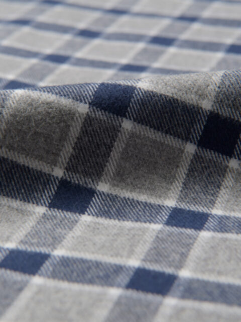 Grey Check Flannel Fabric 97540 – Fabrics4Fashion