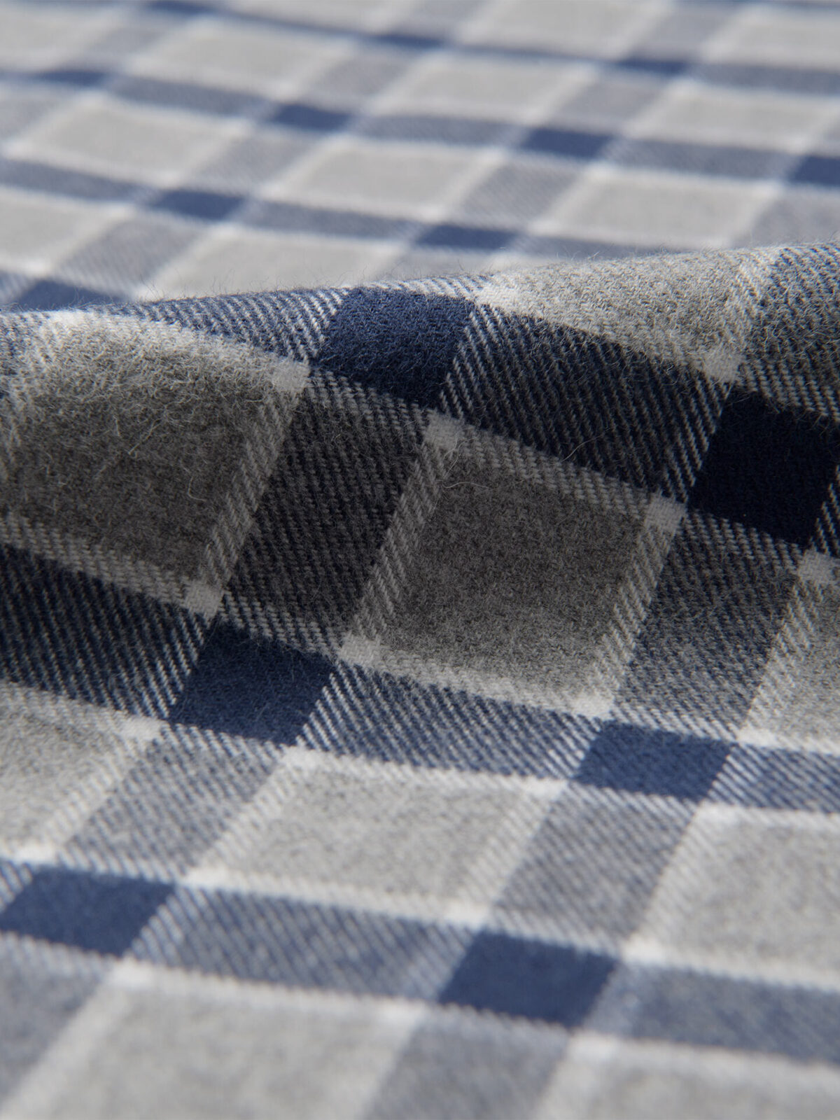 Stowe Red Navy and Grey Plaid Flannel Shirts by Proper Cloth