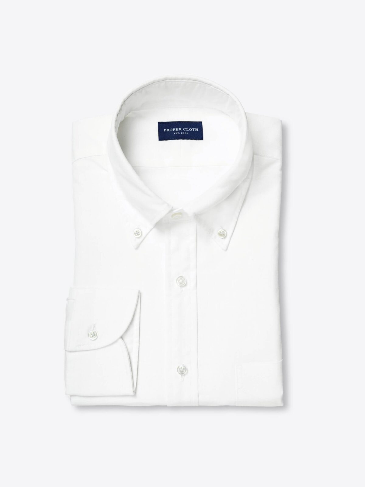 Holde Brøl onsdag Portuguese Natural White Cotton Linen Blend Shirt by Proper Cloth