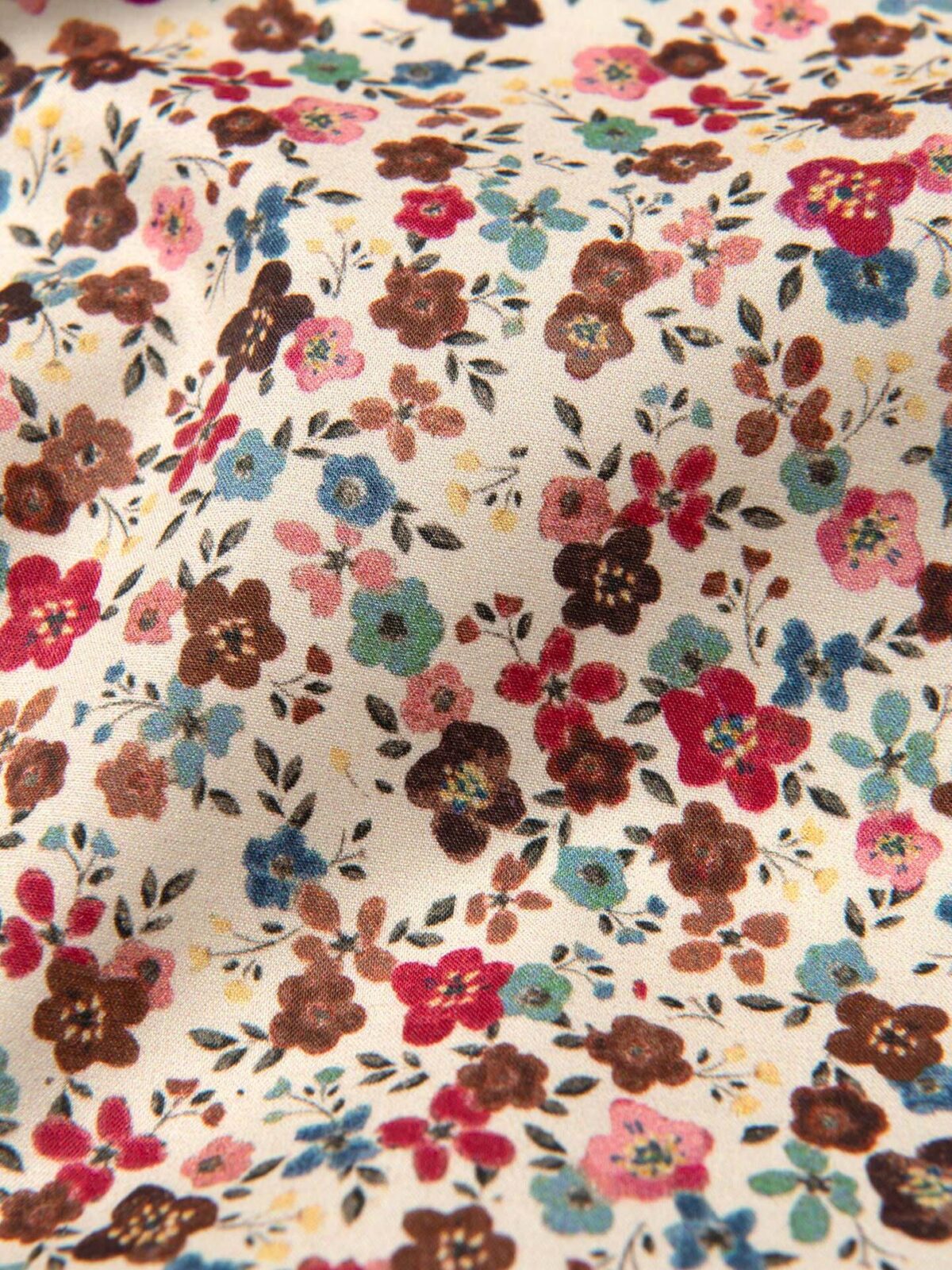 Custom casual 100% cotton breathable fabric summer floral print