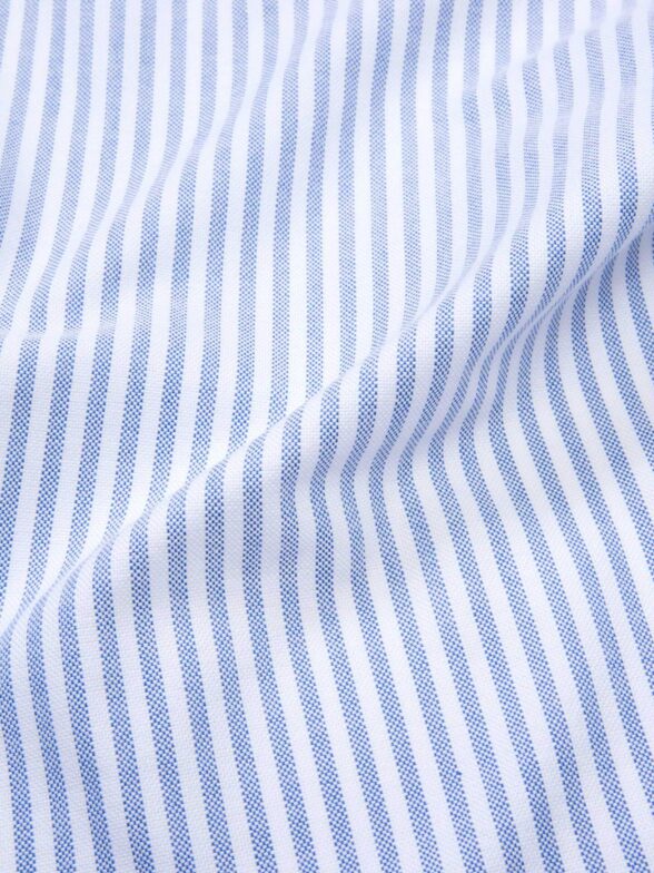 Clark Blue University Stripe Oxford Cloth Shirts by Proper Cloth