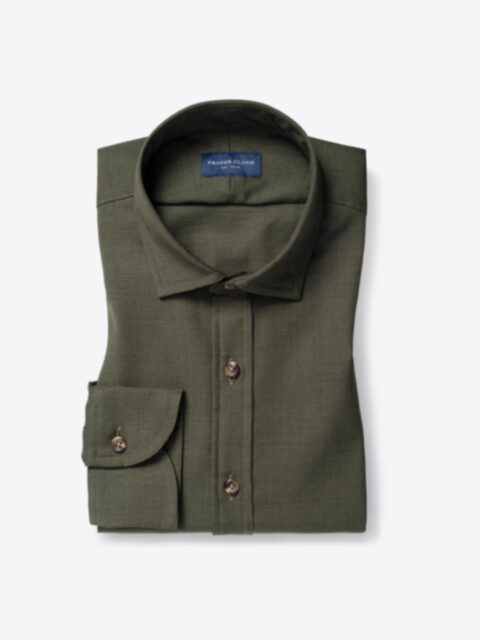 Shop Reda Fatigue Green Merino Wool