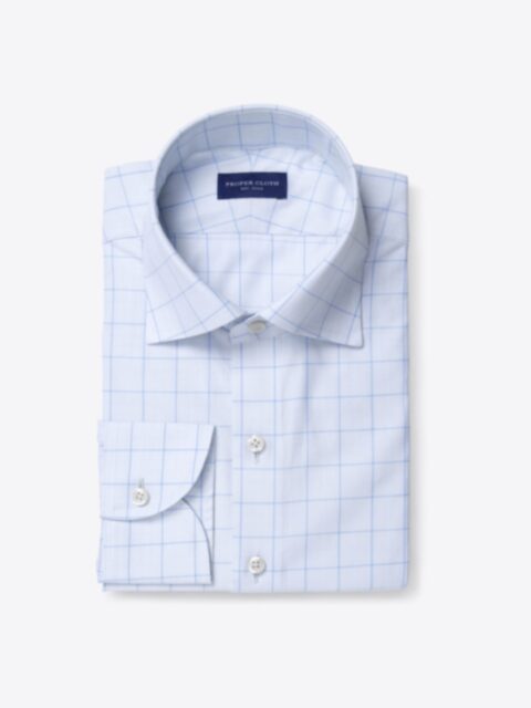 Shop Como Grey and Blue Glen Check