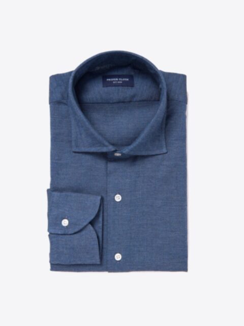 Shop Japanese Slate Blue Chambray