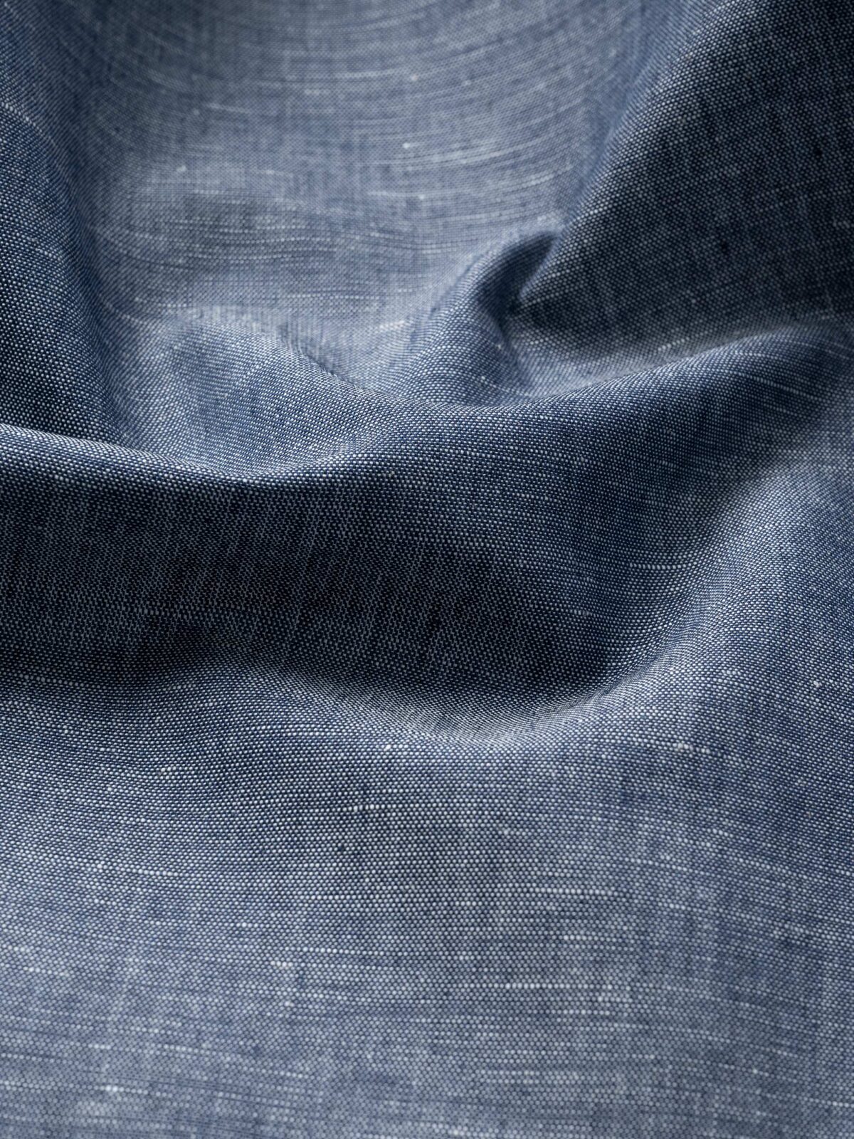 Albiate Washed Indigo Cotton and Linen Chambray Shirts by Proper Cloth