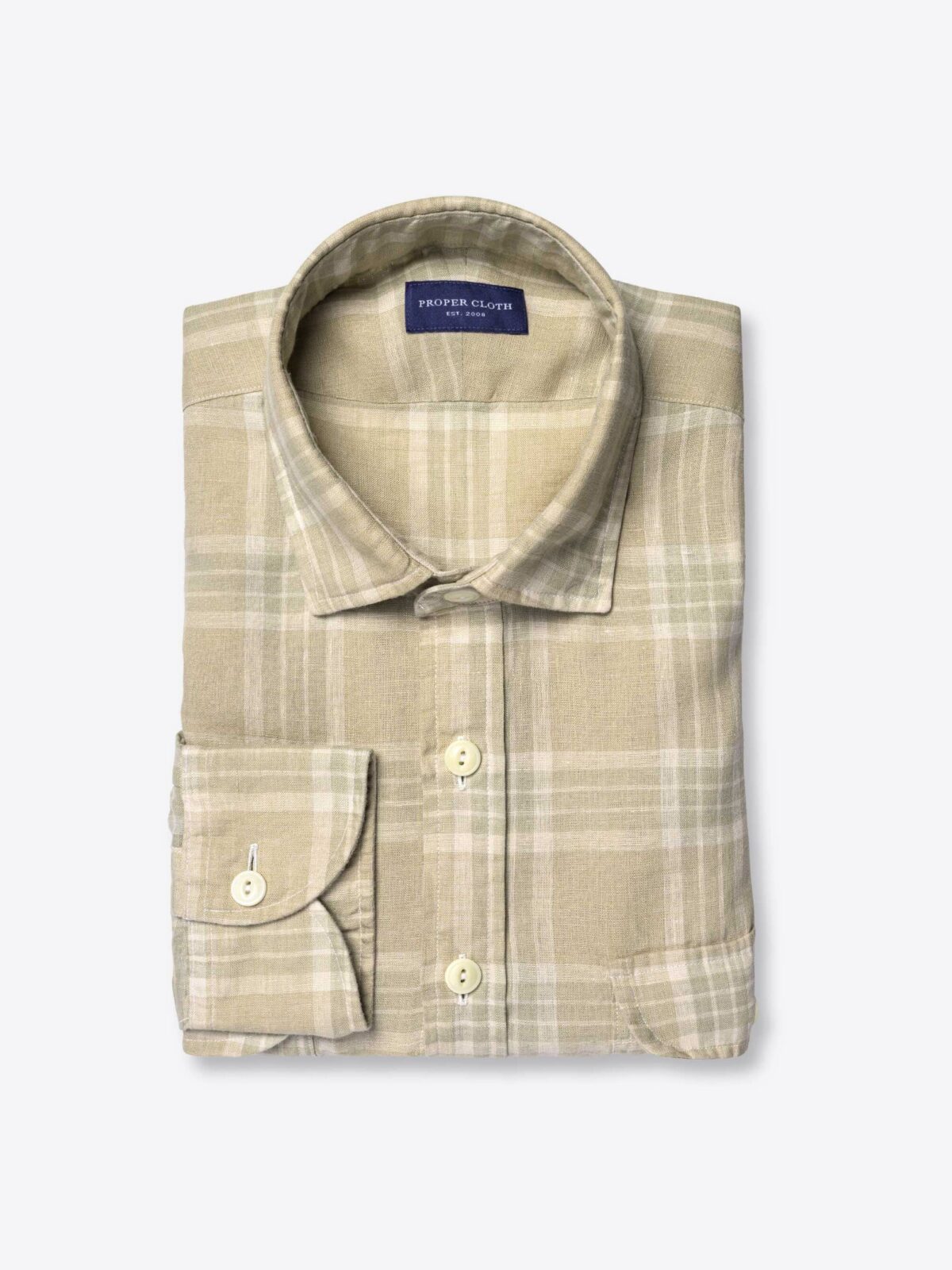 Plaid Linen Top Plaid Linen Top