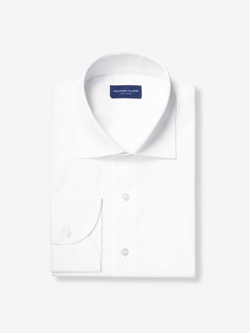 Thomas Mason Goldline White Twill Product Image