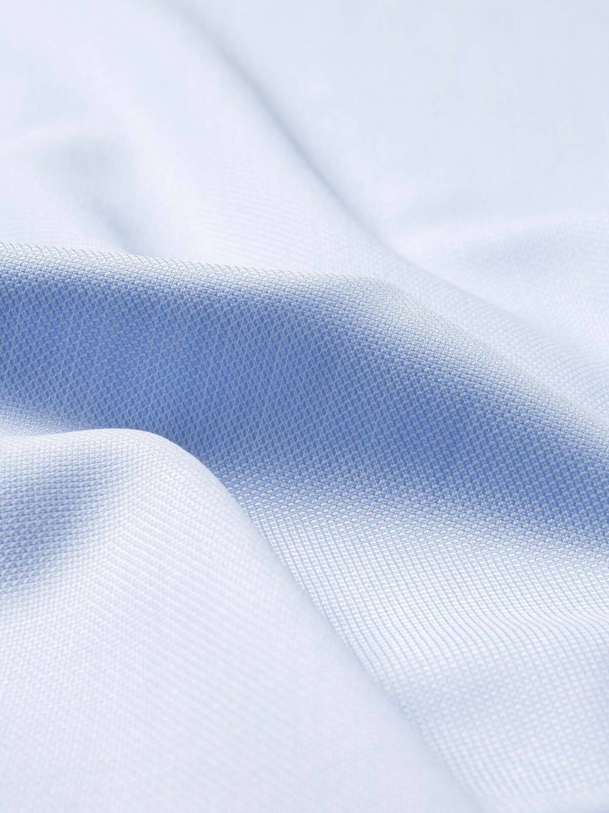 Reda Light Blue Royal Oxford Merino Wool Shirts by Proper Cloth