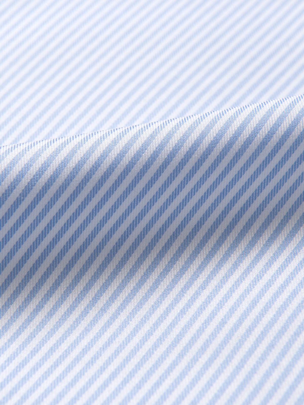 Mayfair Wrinkle-Resistant Light Blue Stripe Custom Made Shirt Shirt by Proper  Cloth
