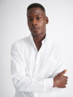 The Thomas Mason Premium Oxford Cloth Button Down in White