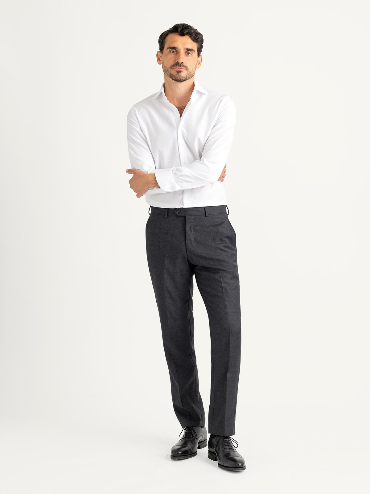mens wool dress pants 30Wx30L Beige Men's Slim Fit Wool Dress Pants