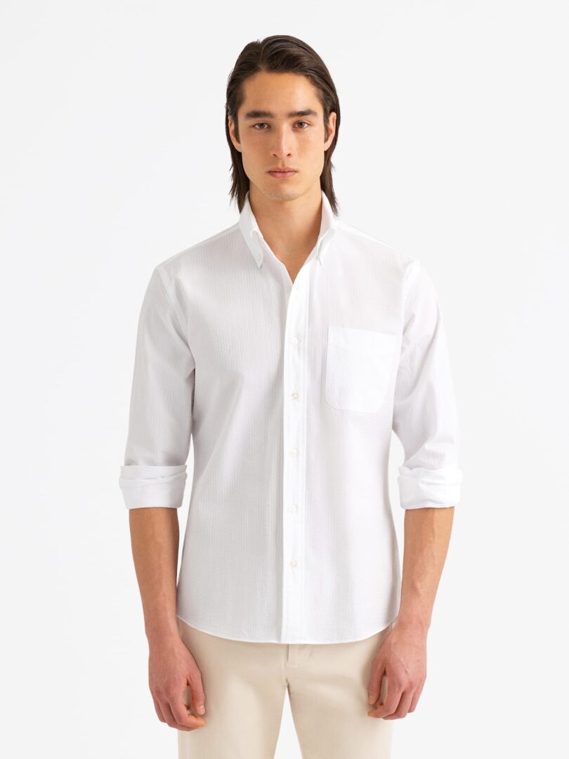 Portuguese White Seersucker Thumb Detail