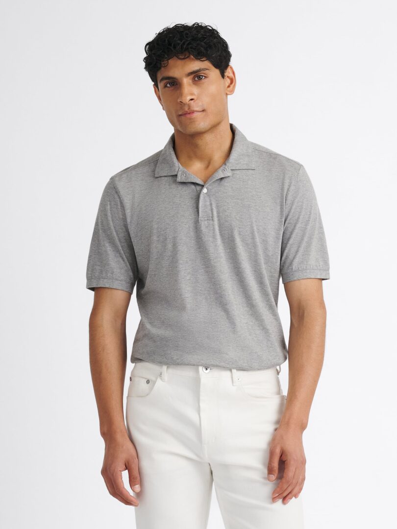 Japanese Lightweight Grey Melange Jersey Thumb Detail
