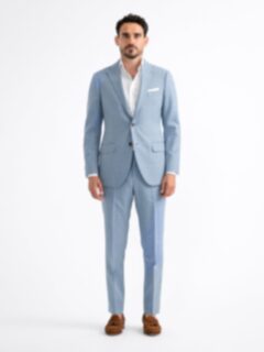 The Thomas Mason Luxury Broadcloth Shirt in White