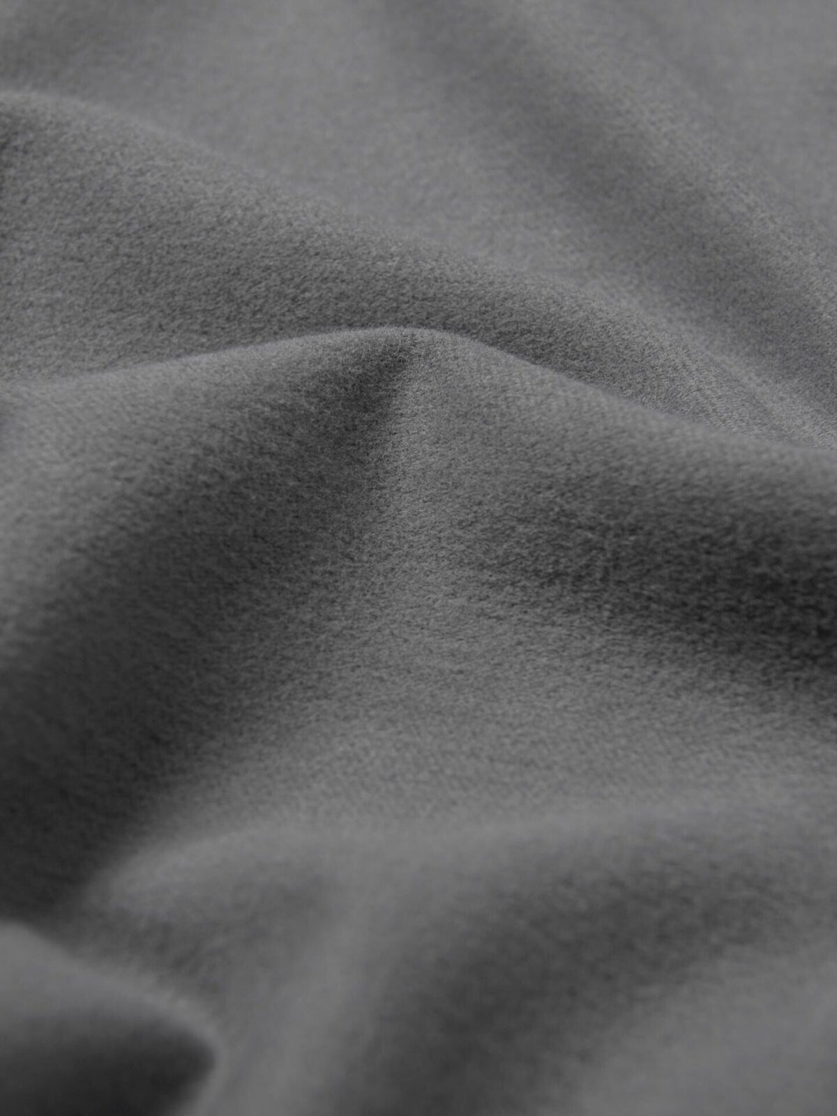 Italian Grey Cotton Blend Stretch Chamois Shirts by Proper Cloth