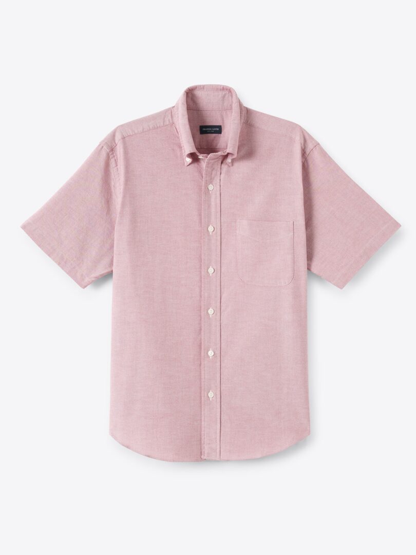 Washed Cherry Lightweight Oxford Short Sleeve Product Image