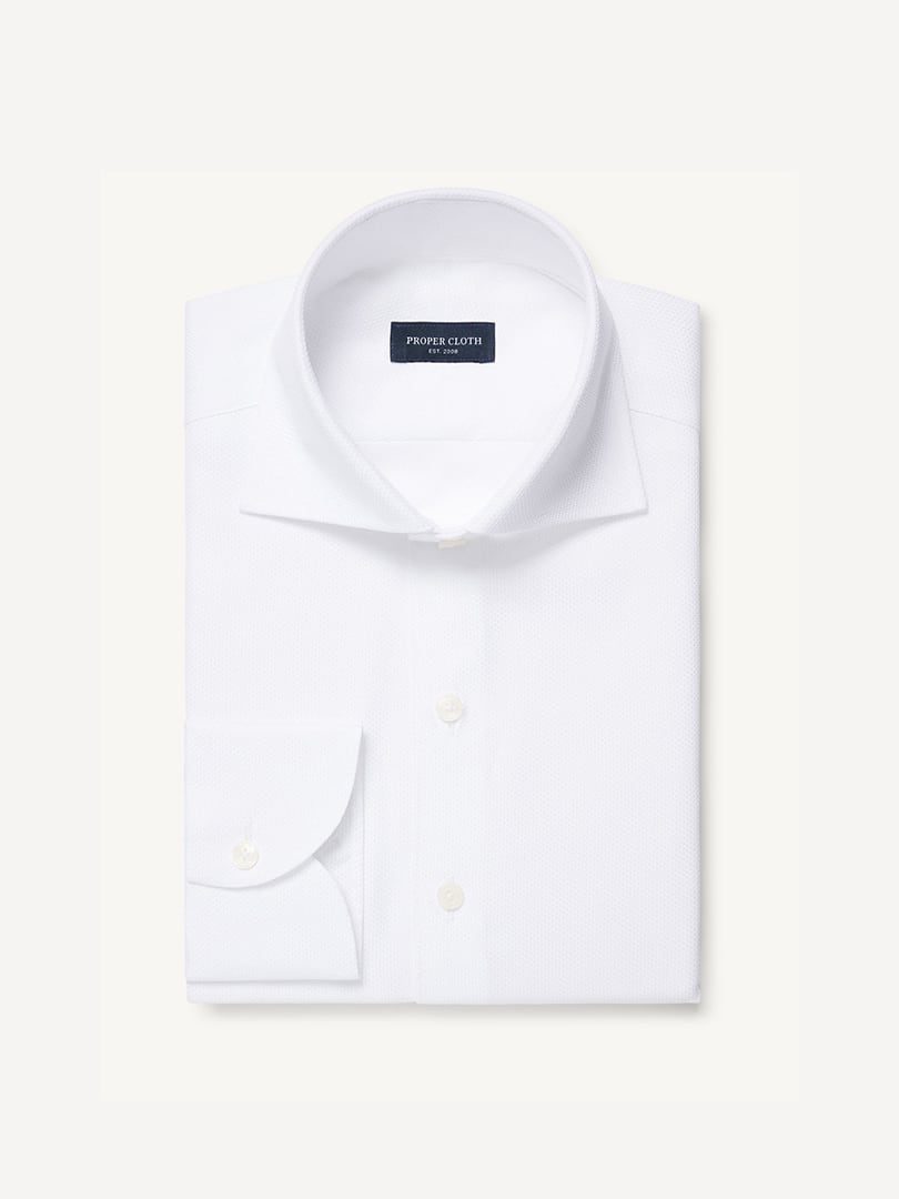 Men’s Thomas Mason White Giro Inglese Weave Thumb