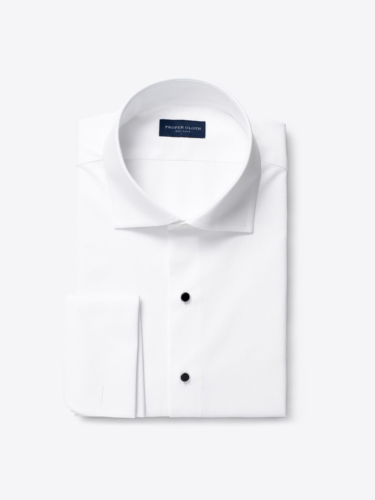 Thomas Mason Goldline White Fine Twill Shirt by Proper Cloth