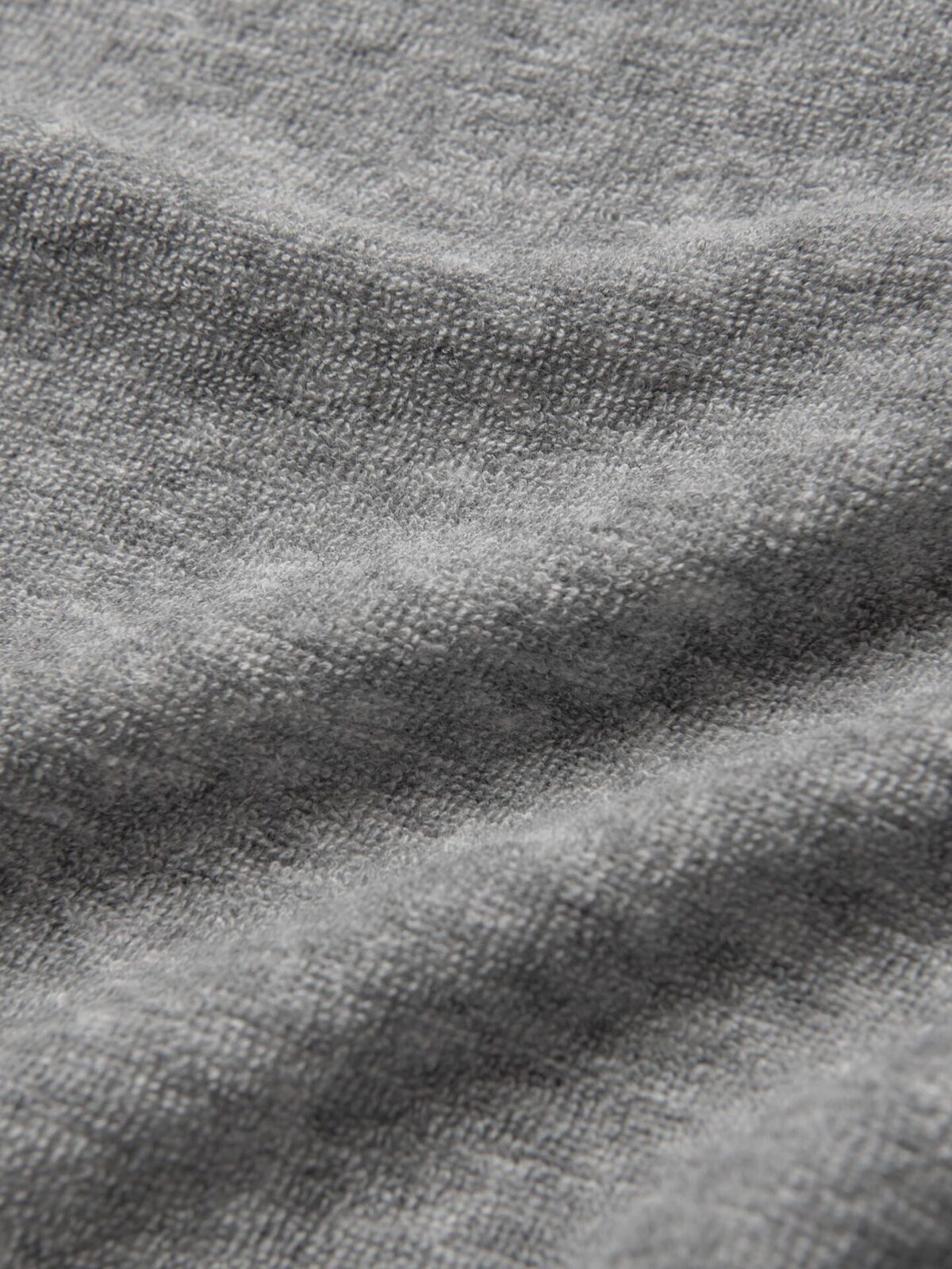 Japanese Grey Melange Terry Cloth Knit Shirts by Proper Cloth