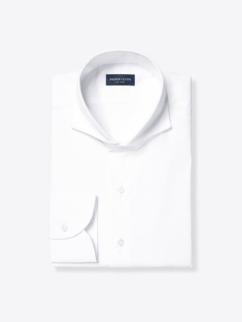 Shop Thomas Mason White 100s Fine Twill