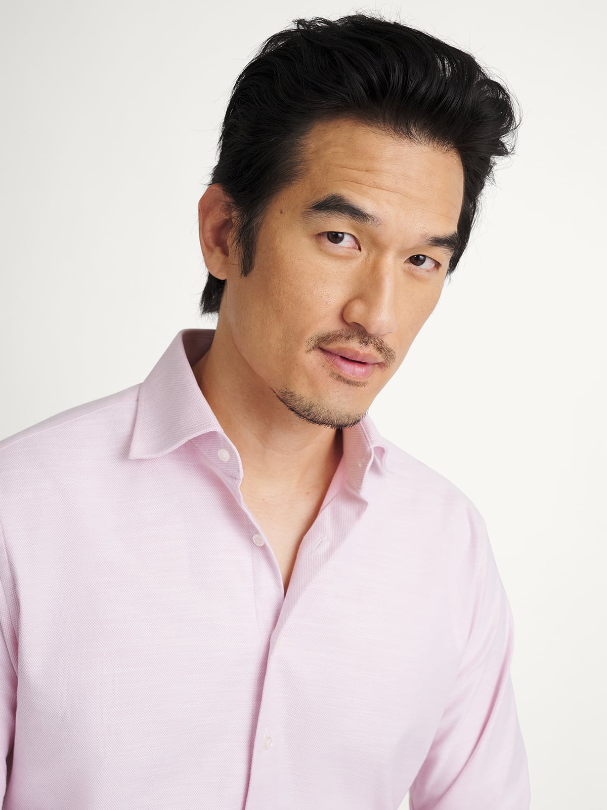 Amalfi Pink Stretch Pique Shirt