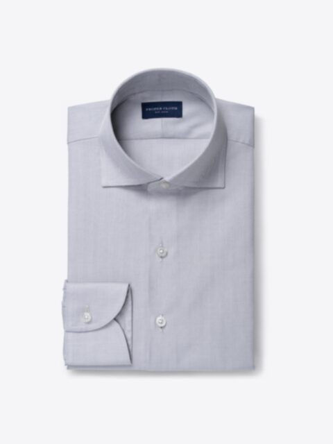 Shop Canclini Light Grey Subtle Herringbone