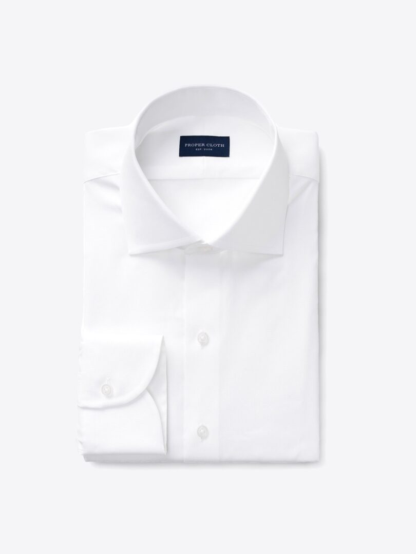 Mercer White Pinpoint Men's Dress Shirt 