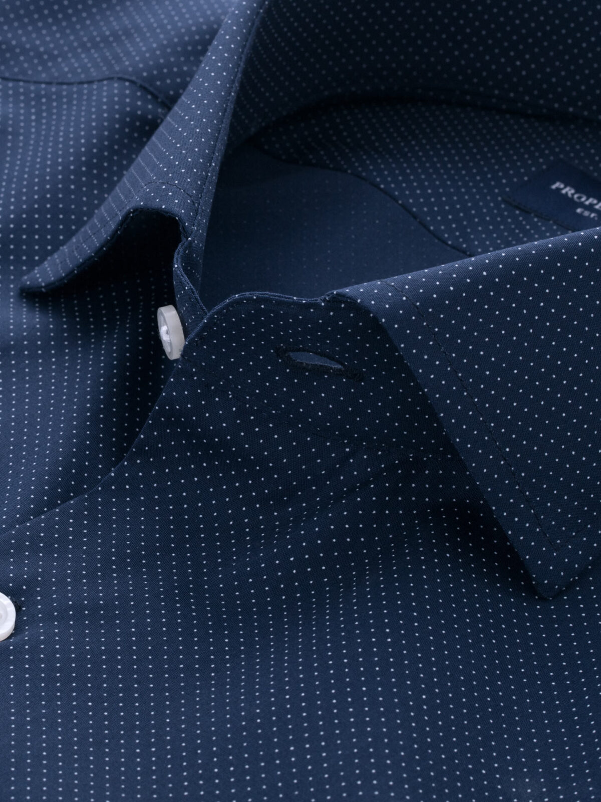 pin dot dress shirt Fortino Landi Men's 100% Cotton Big Polka Dot Design Spread Collar Dress Shirt (15-15.5 Neck 34/35 Sleeve, White) at Amazon Men's Clothing store