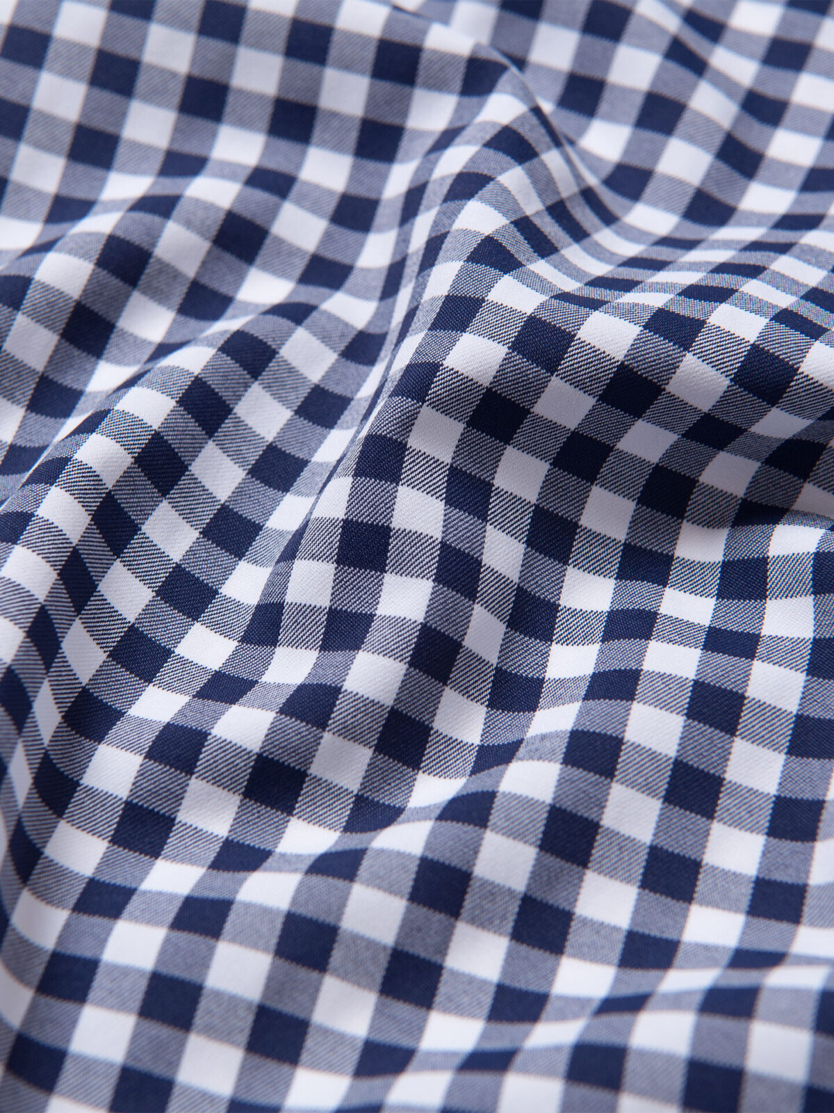 Performance Navy Blue Gingham Shirts by Proper Cloth