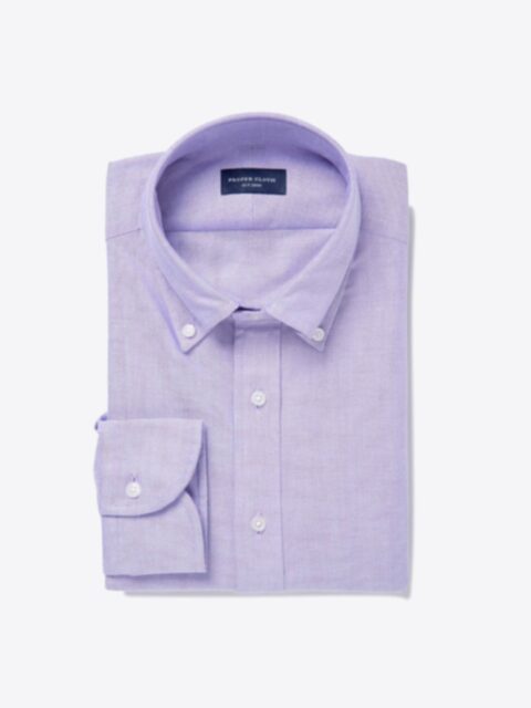 Shop Canclini Lilac Heavy Oxford Cloth