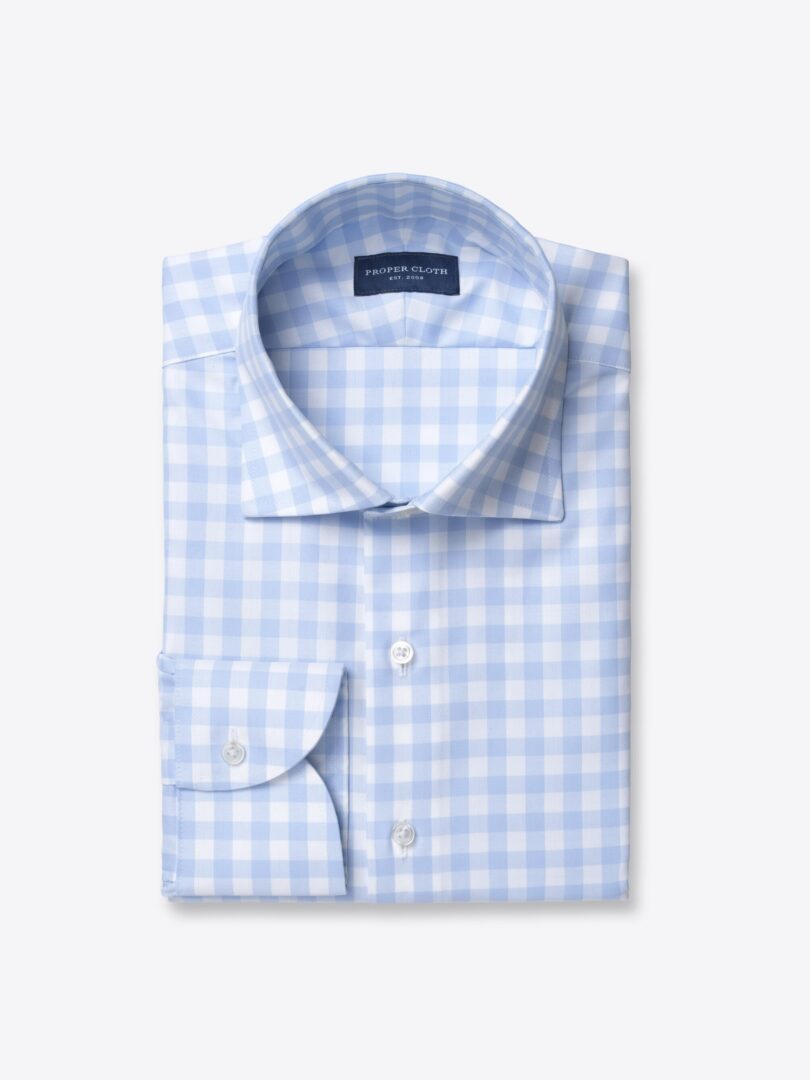 Greenwich Light Blue Gingham 