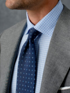 Chambers Blue Check Tailor Made Shirt Shirt by Proper Cloth