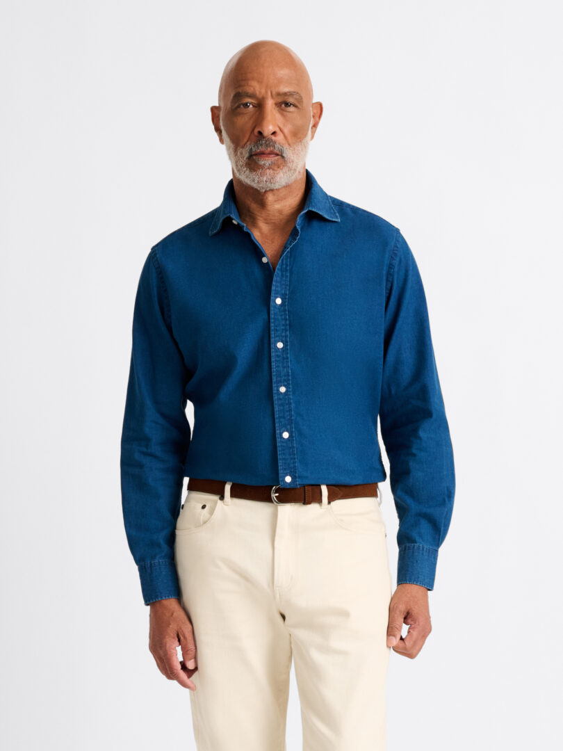 Sidogras Indigo Weft Denim Twill Thumb Detail