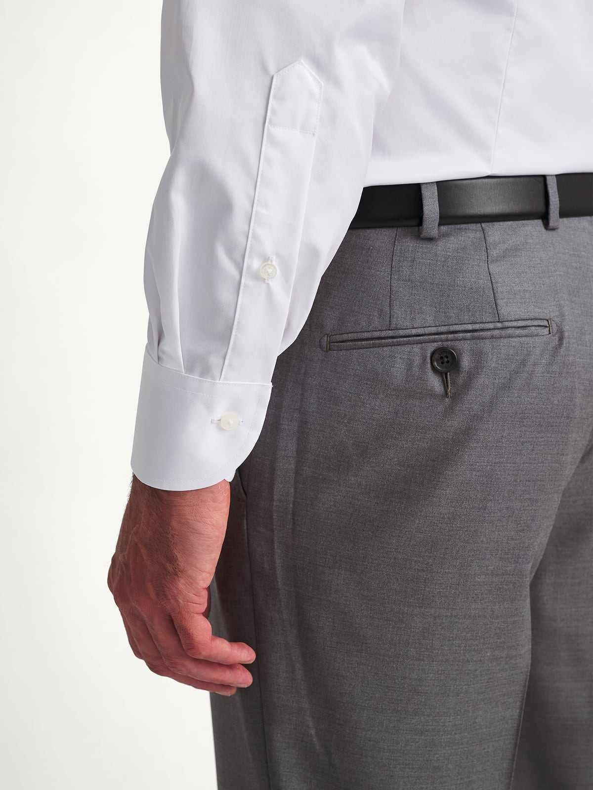 The Thomas Mason Goldline Shirt in White