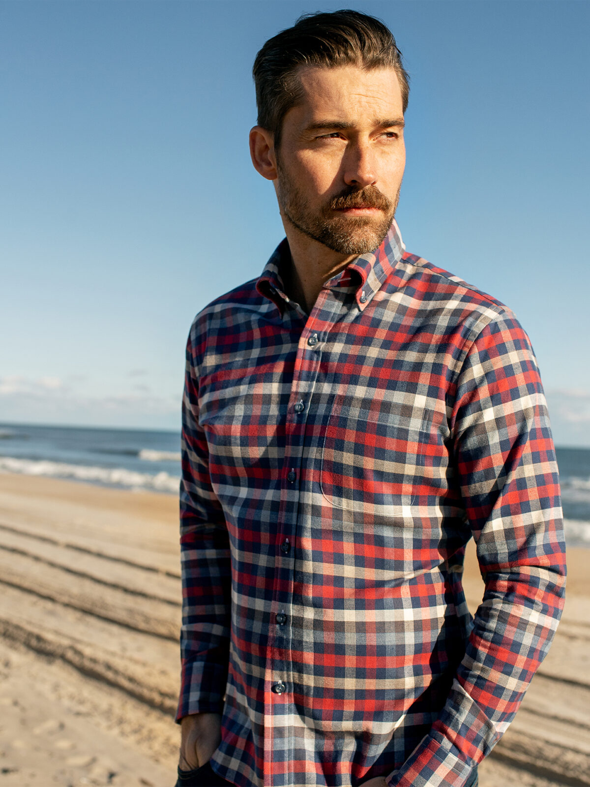 Red/Navy Flannel Red/Navy Flannel