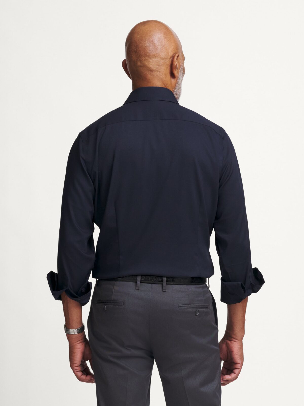 athletic fit dress shirt in navy product info and reviews Athletic Fit Dress Shirt in Navy Blue XXXL