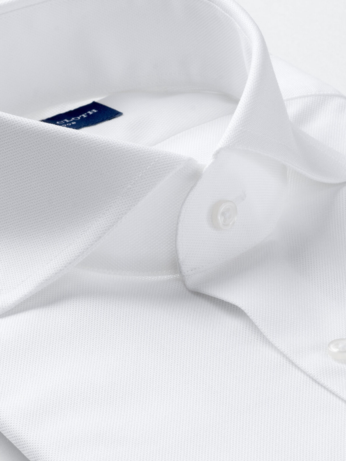 Thomas Mason White Royal Oxford Shirt by Proper Cloth