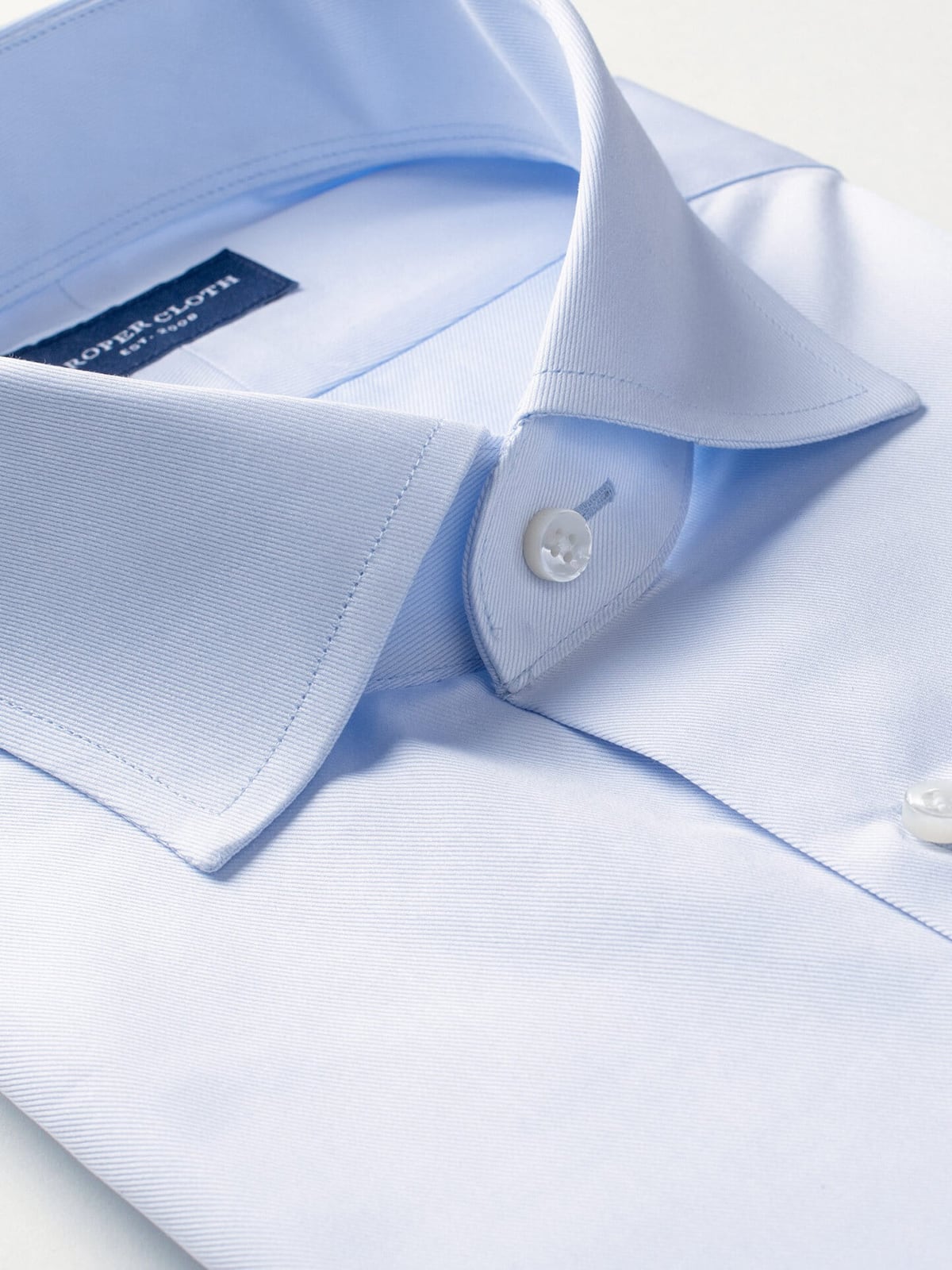 DJA Sea Island Blue Royal Twill Shirt DJA Sea Island Blue Royal Twill Shirt