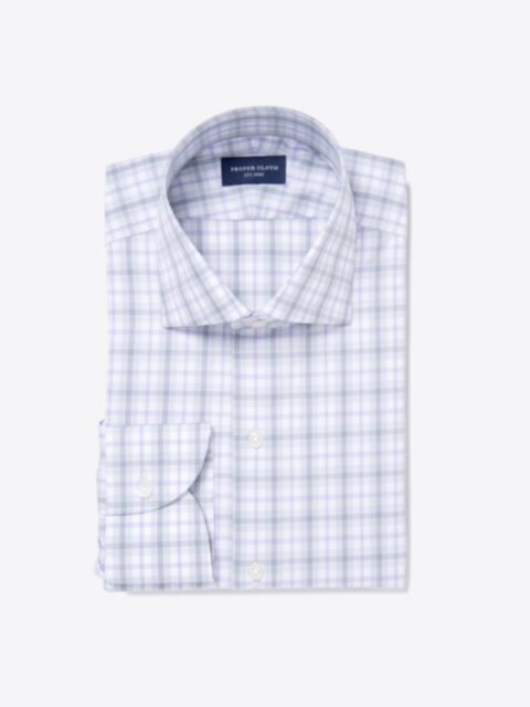 Shop Siena Grey and Lavender Multi Check
