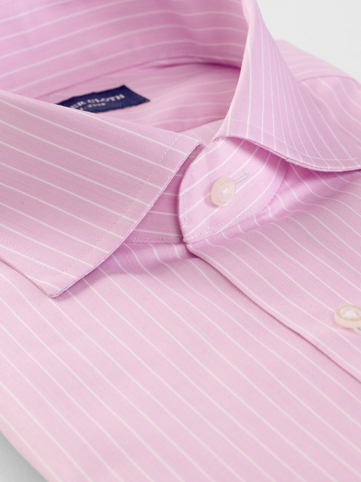 strapless open back dress Quattro Flex Dress Shirt with Semi-Spread Collar Pink Gingham S / Pink Gingham
