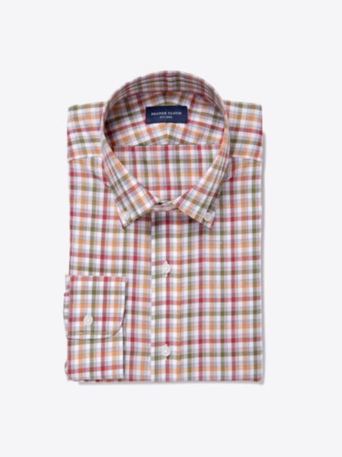 Shop Canclini Autumn Plaid Twill