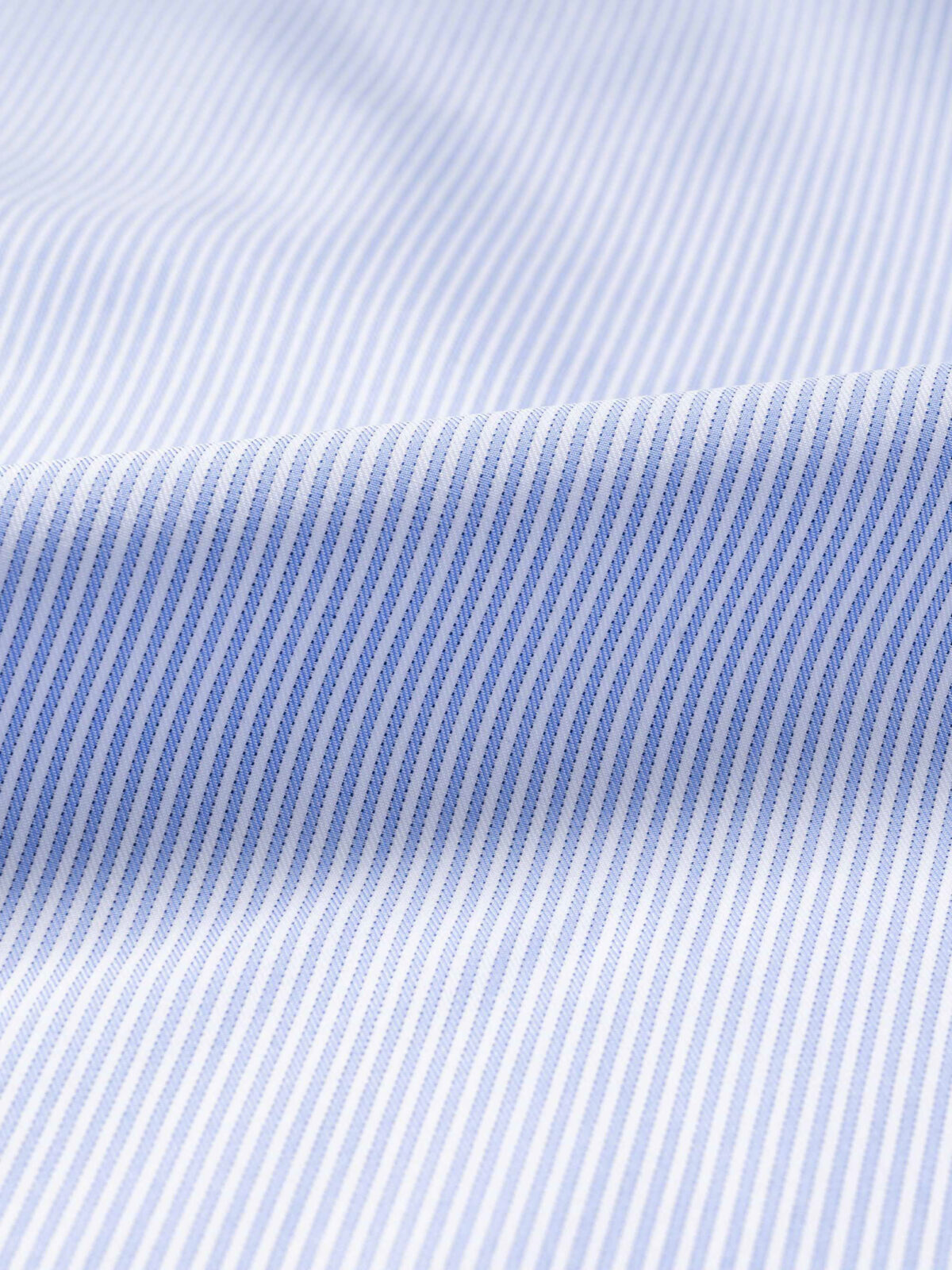 Non-Iron Blue Border Stripe Shirts by Proper Cloth