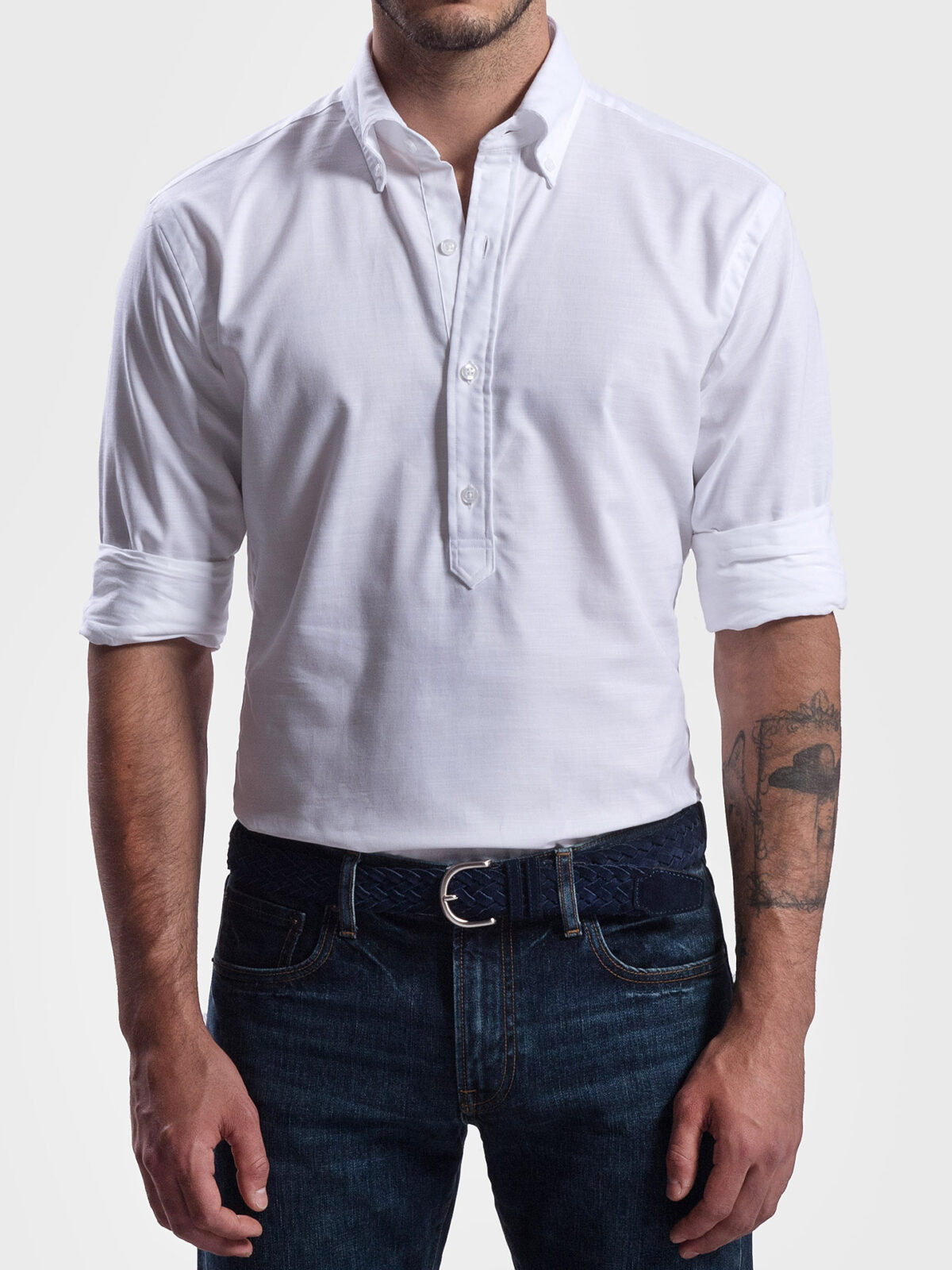 popover dress shirt Frank & EiIeen | Gabi Popover Shirt | Washed Linen