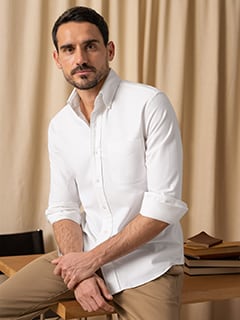 The Sea Island Oxford Cloth Button Down in White