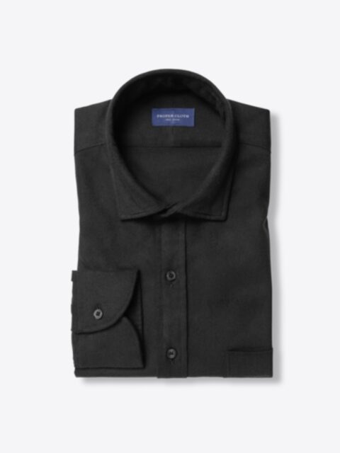 Shop Canclini Black Twill Beacon Flannel
